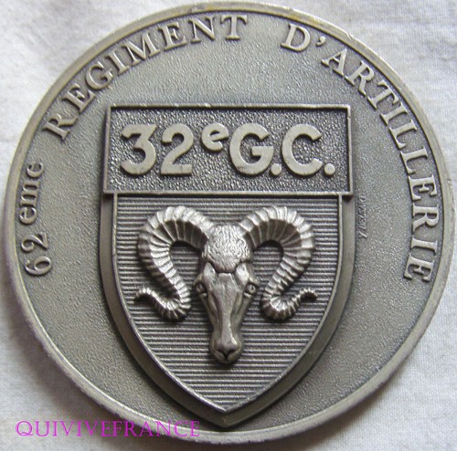 Med10265 medaille 62 - -, 62°