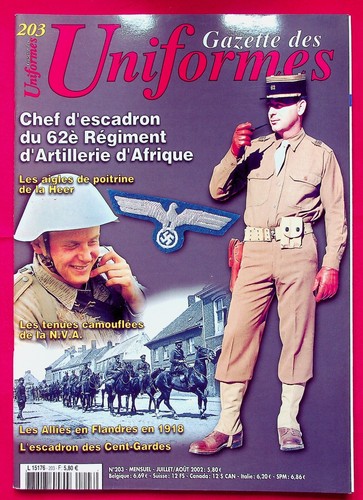 Gazette des uniformes nr - des,